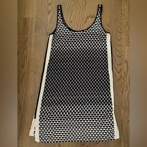 Club Monaco navy heart silk dress